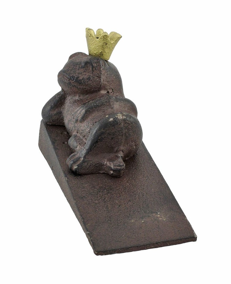 UD Cast Iron Frog Prince Wedge Doorstop - Image 3
